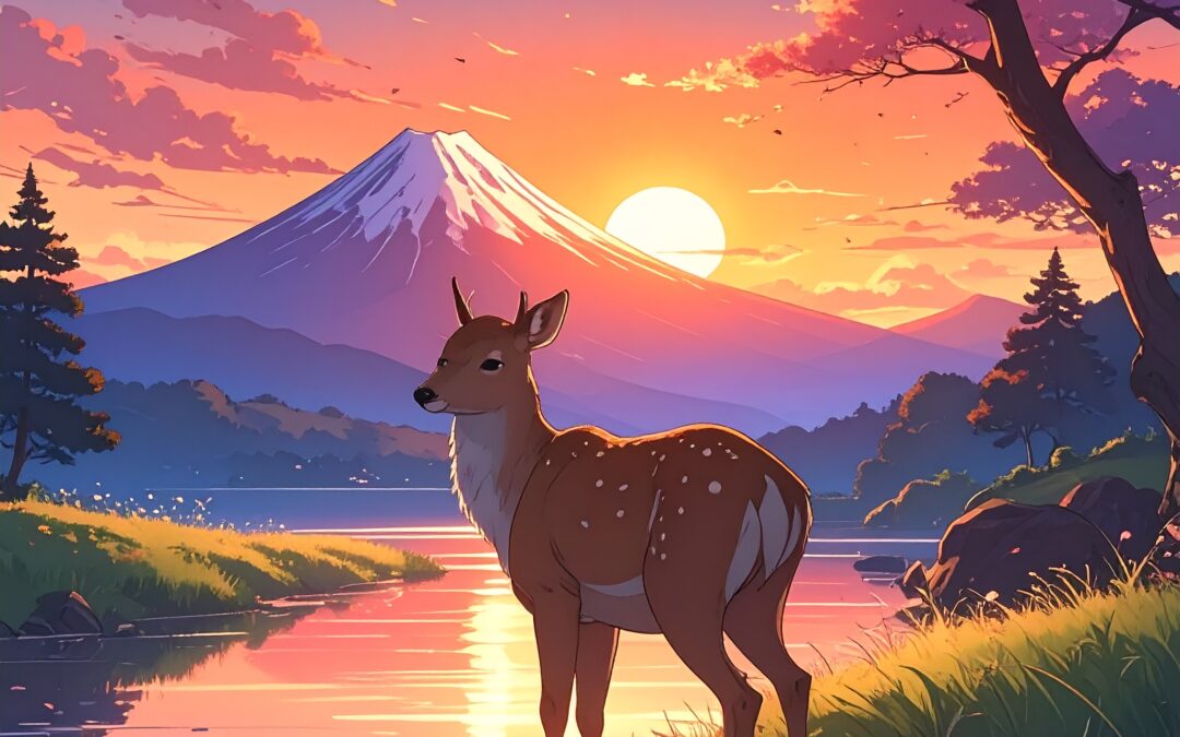 若草山の夕焼けと鹿に癒される奈良の夕べプラン